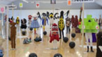 Franca Granata at the exhibition  ARRRGH! Monsters in Fashion 