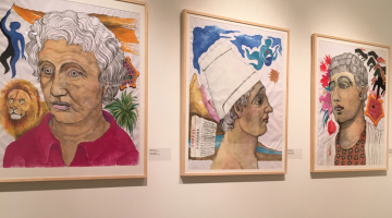 Guided tours to the exhibition "Anna FIlini: From Cavafy’s world"