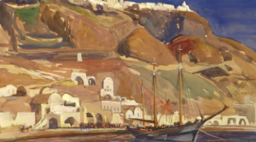 Guided tours to the exhibition "The landscape of Santorini in the Greek painting of 20th century"