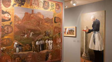 Guided tour to the exhibition “Alecos Levidis’ The Myth-historic”